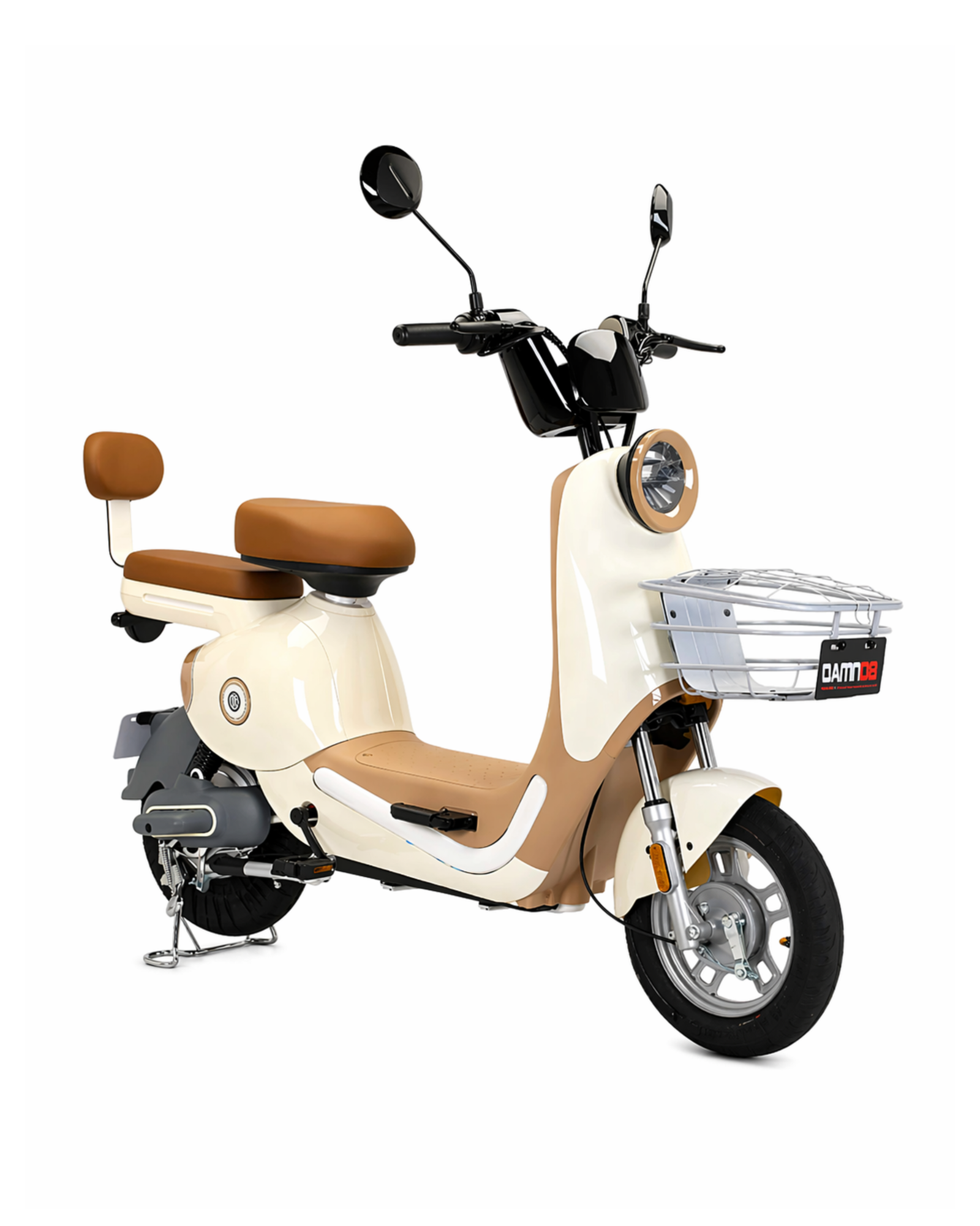 Moto Elétrica Bonmad 2019 1000W Bege com Marrom